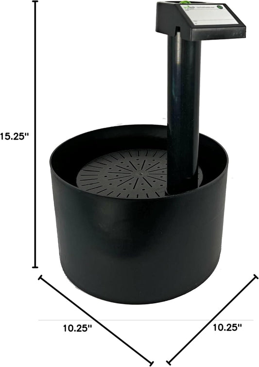 GroBuddy Self Watering Insert Kit (2 Pack) - Auto-Watering System w/LifeTested™ Technology, 1-Gal. Water Reservoir & Level Indicator - Root-Focused Self-Watering Large Pots for Indoor Plants & Outdoo